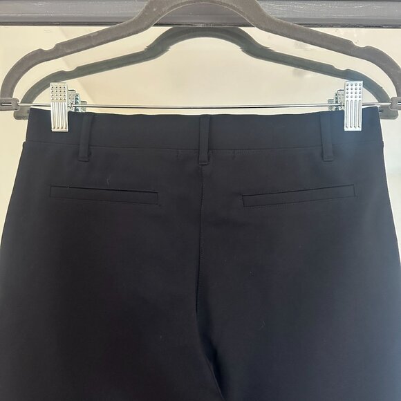 Quince Ultra-Stretch Ponte Straight Leg Pants Knit Fitted in Black Size Small - Picture 9 of 13
